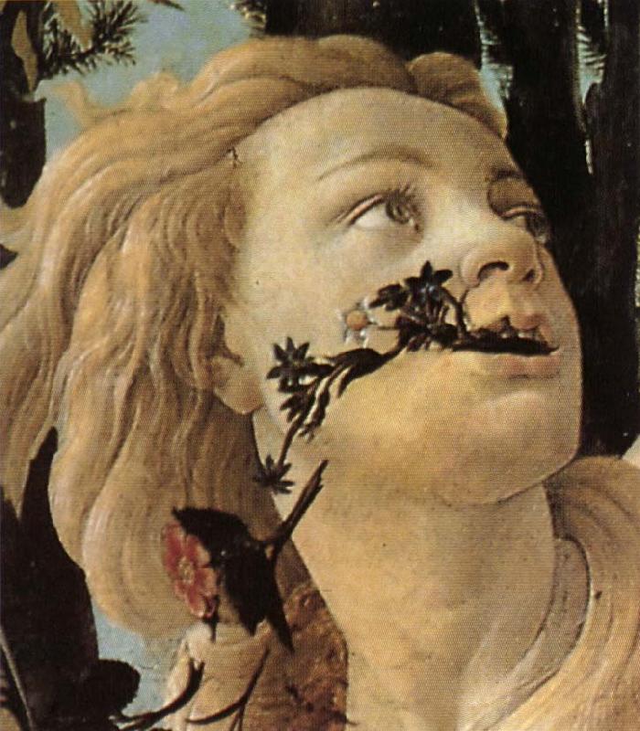 Sandro Botticelli Details of Primavera-Spring oil painting image